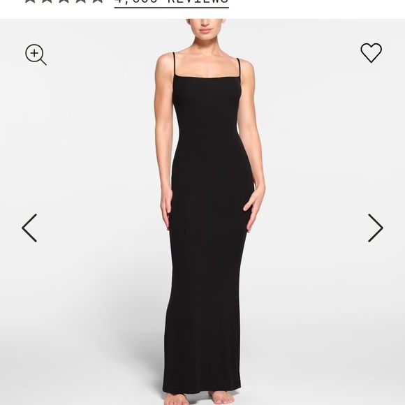 SKIMS  Long Slip Dress - Picture 2 of 6